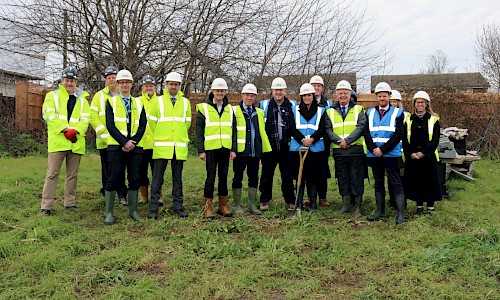 Governors and Councillers attend Maritime Academy ground-breaking ceremony Frindsbury